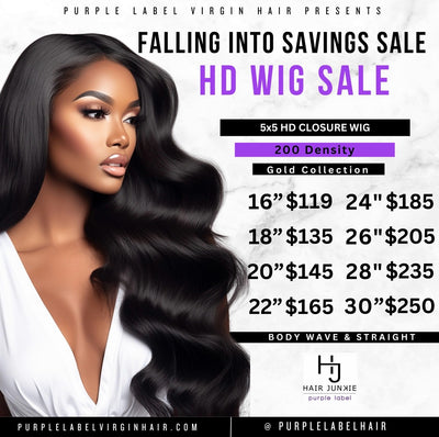 5x5 HD Closure 200 Density Wig (FALLING INTO SAVINGS SALE)