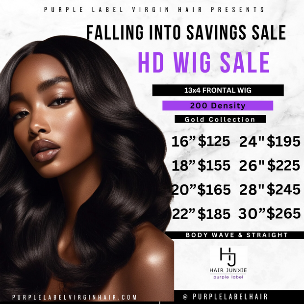 13X4 FRONTAL HD FRONTAL PERUVIAN WIG 200 DENSITY (FALLING INTO SAVINGS SALE)