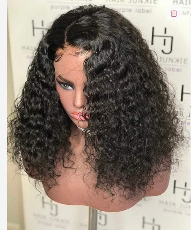 13X4 FRONTAL BOB EXOTIC CURLY 280 DENSITY