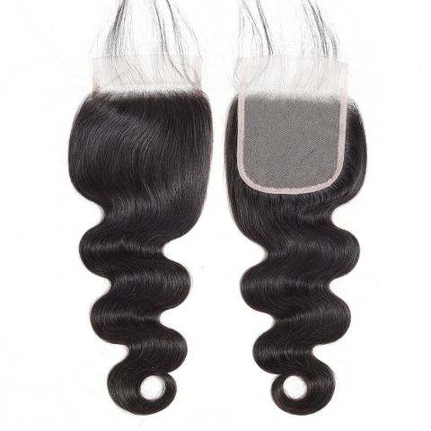 BODY WAVE 4X4 TRANSPARENT CLOSURE (PLATINUM COLLECTION)