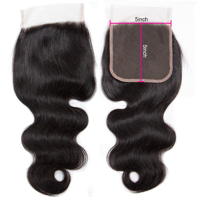 HD 5X5 CLOSURE BODY WAVE (GOLD COLLECTION)