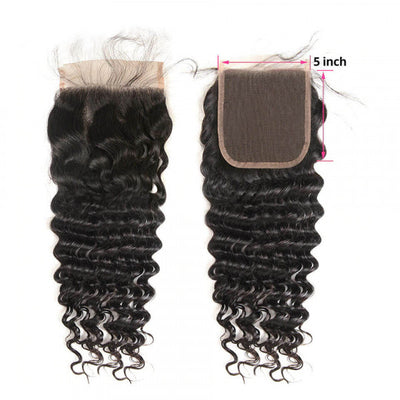 HD 5X5 CLOSURE HAWAIIAN WAVE (PLATINUM)