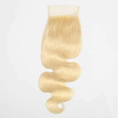 4X4 CLOSURE RUSSIAN BLONDE BODY WAVE (GOLD COLLECTION)