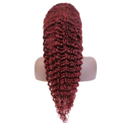13X4 FRONTAL WIG HAWAIIAN WAVE (BURGUNDY)