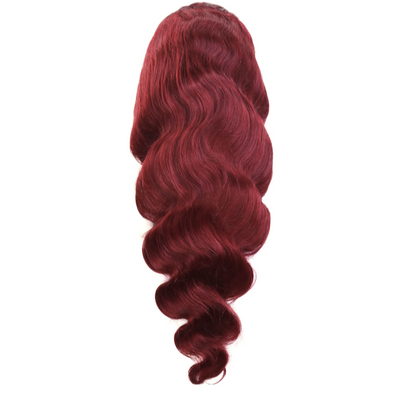13X4 FRONTAL WIG BODY WAVE (BURGUNDY)