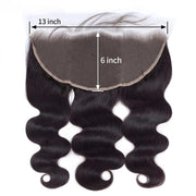 13X6 FRONTAL BODY WAVE TRANSPARENT LACE (GOLD COLLECTION)