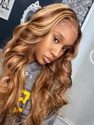 HIGHLIGHT 4X4 CLOSURE WIG BODY WAVE (GOLD COLLECTION)