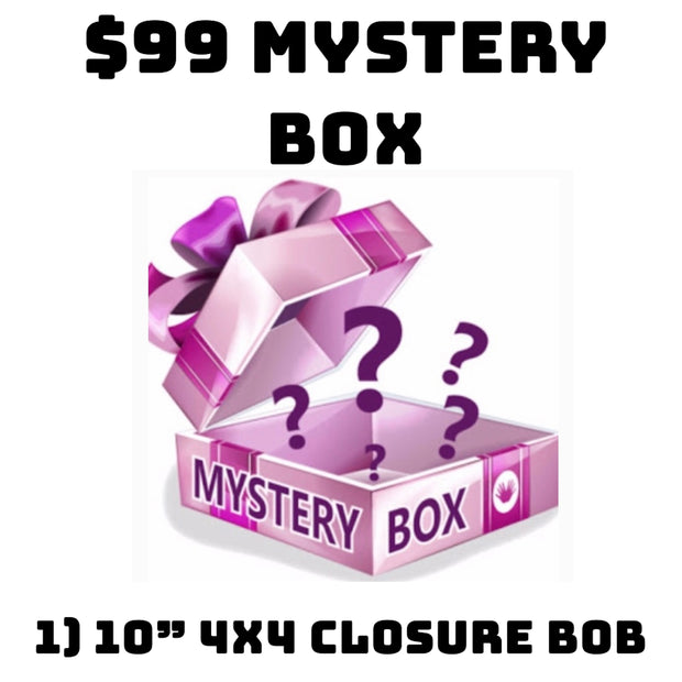 SPRING FLING SALE  MYSTERY BOX 1) 10" CLOSURE WIG