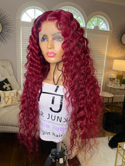 Red 26” 13x4 Frontal Wig