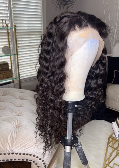 BEACH WAVE 5X5 CLOSURE WIG 200 DENSITY