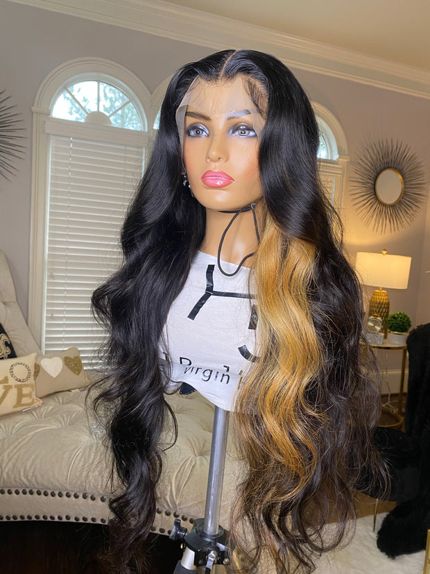 30” 13x4 Frontal Wig 280 Density