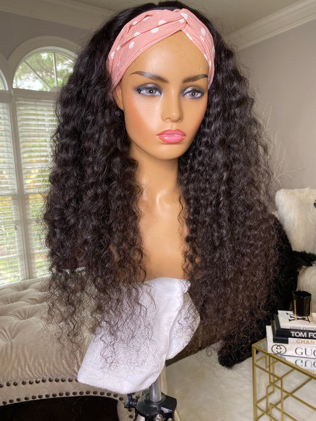 “26 Hawaiian Wave Headband Wig