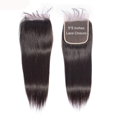 TRANSPARENT LACE CLOSURE STRAIGHT (HOLIDAY SAVINGS SALE)